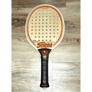 Vintage SORBA Doug Russell Marcraft Racquet Paddle Ball